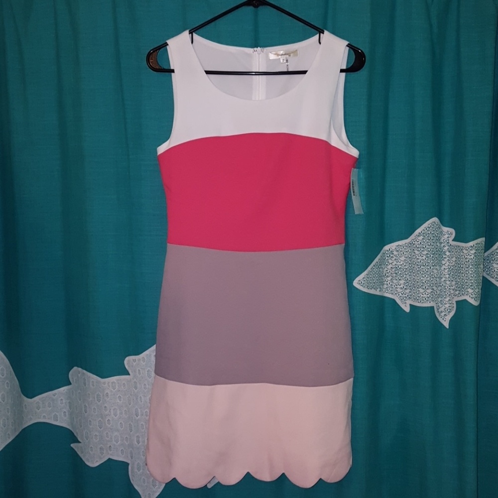 Scalloped bottom dress